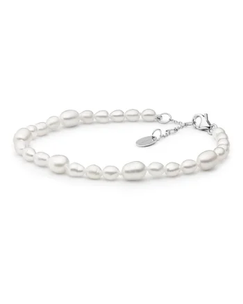 Bratara argint cu perle naturale - Aélia