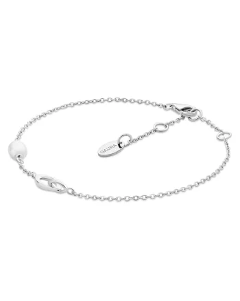 Bratara argint cu perla naturala - Infinity Pearl