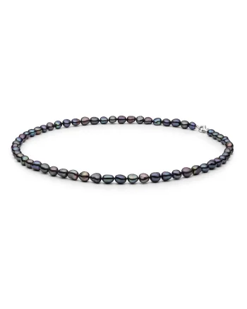 Colier argint cu perle naturale baroque - Místico