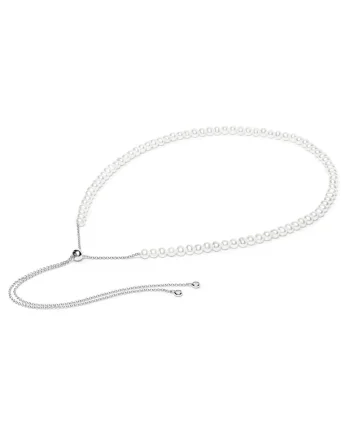 Colier argint cu perle naturale - Goccia
