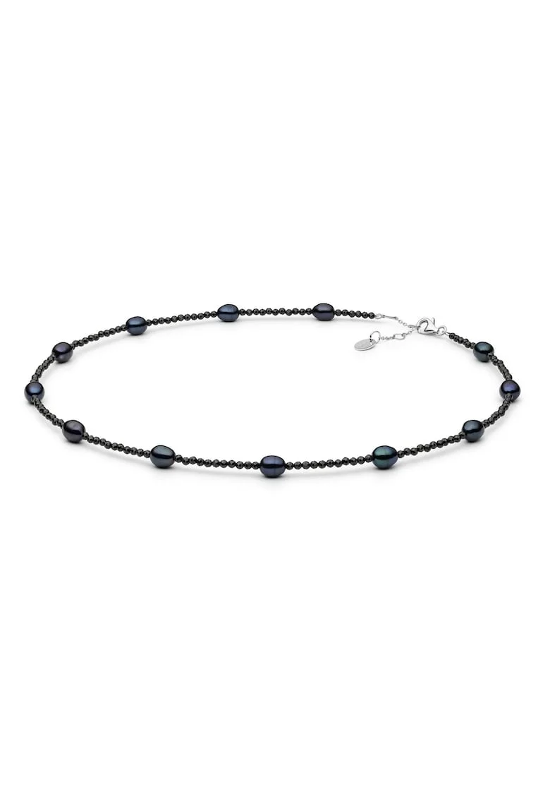 Colier argint cu perle naturale si spinel - Constelación