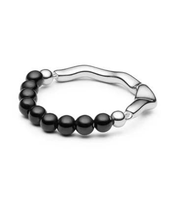 Inel argint cu onix - Ombra