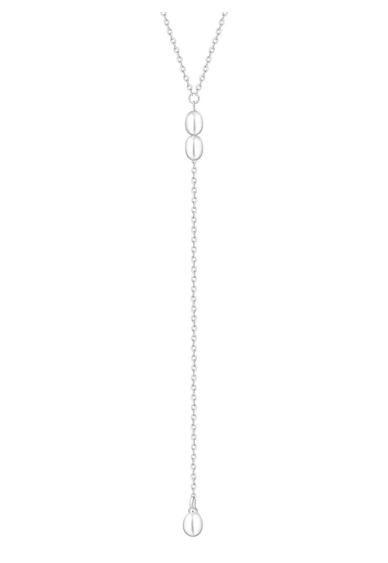 Pandant argint cu perle naturale - Verticale