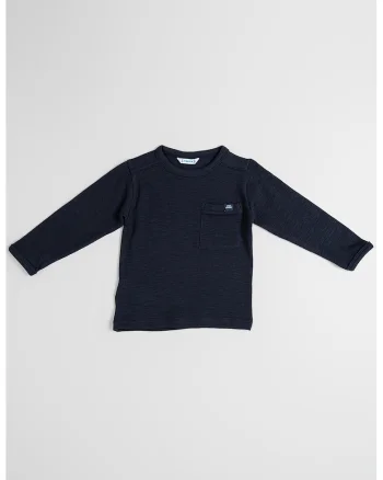 Bluza cu buzunar pe piept, Albastru ultramarin