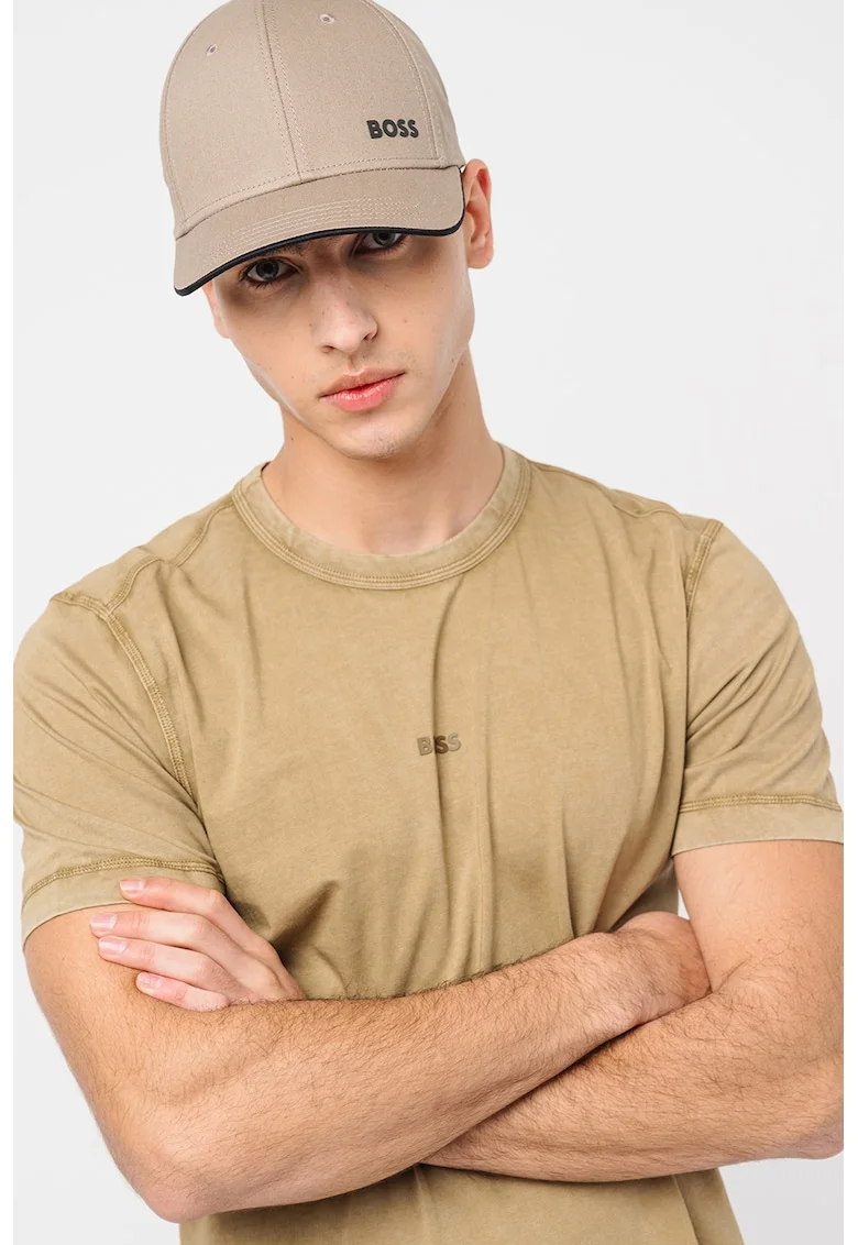 Tricou de bumbac Tokks, Verde masliniu