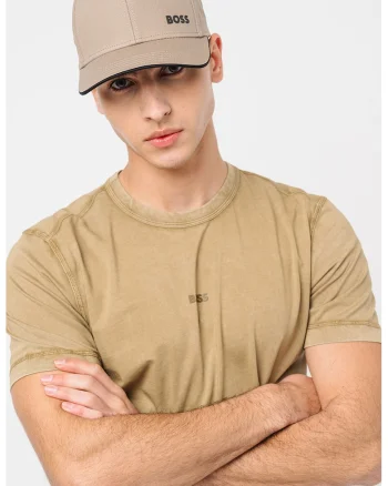 Tricou de bumbac Tokks, Verde masliniu