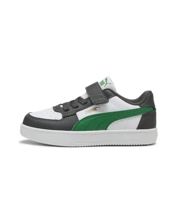 Pantofi sport Caven 2.0 de piele ecologica, Verde/Alb murdar/Gri antracit