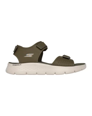Sandale cu inchidere velcro Go Walk, Verde masliniu