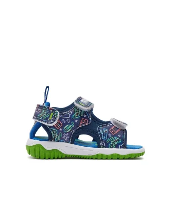 Sandale copii,  0000304027482, Piele ecologica, Bleumarin