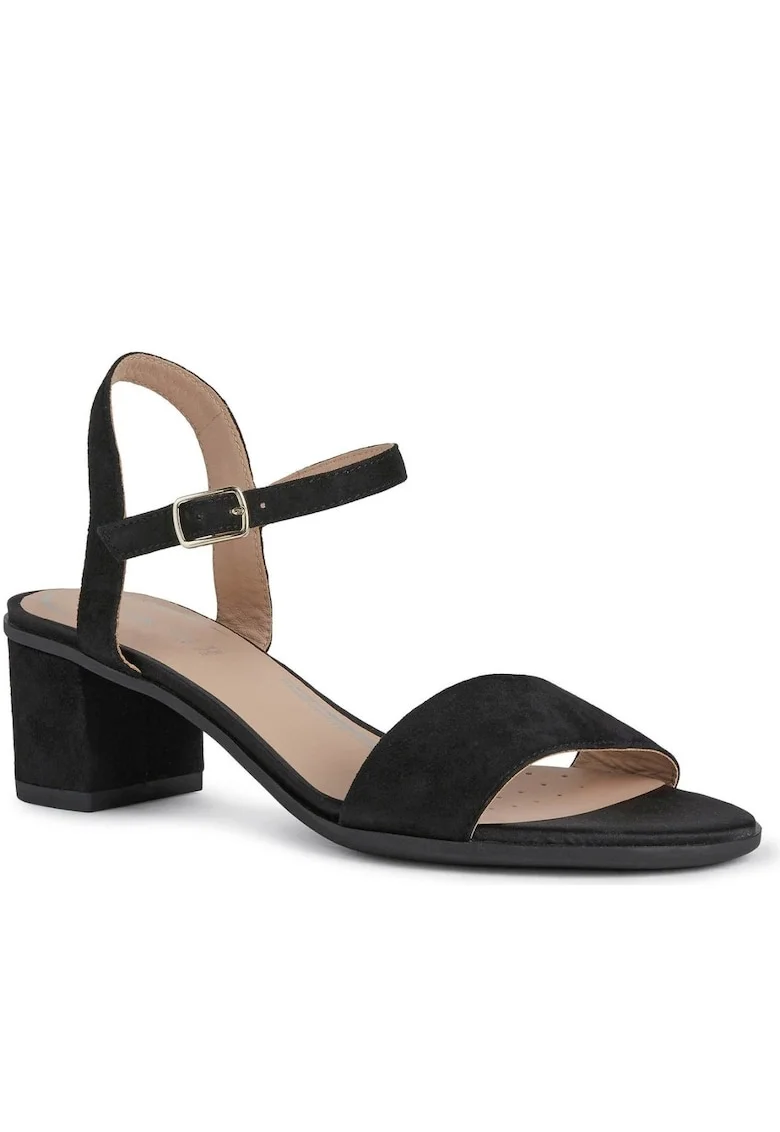 Sandale Aurely 50,  piele, negru,