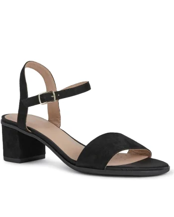 Sandale Aurely 50,  piele, negru,