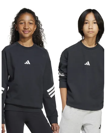 Bluza de trening cu maneci cazute, Alb/Negru stins