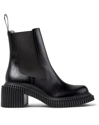 Ghete de piele Pix London, Negru