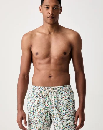MC2 Saint Barth pantaloni scurți de baie pentru bărbați LIGHTING MICRO FANTASY