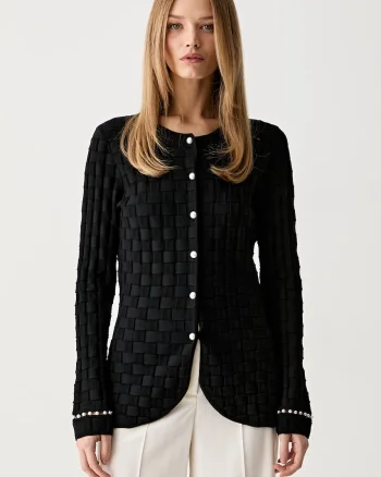 Karl Lagerfeld cardigan pentru femei cu vâscoză