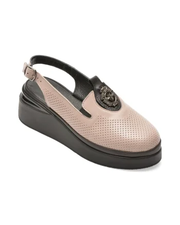 Pantofi IMAGE gri, 106242Z, din piele naturala