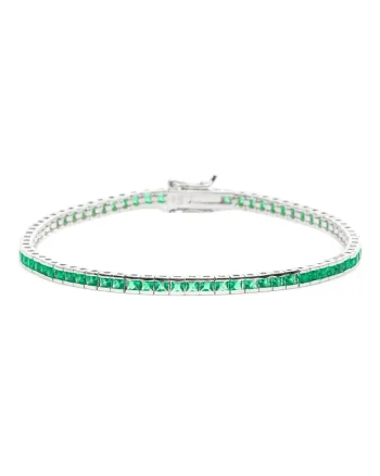 Bratara Tennis ARGINT 925 Rodiat Cu Cristale Zirconia, 17 CM