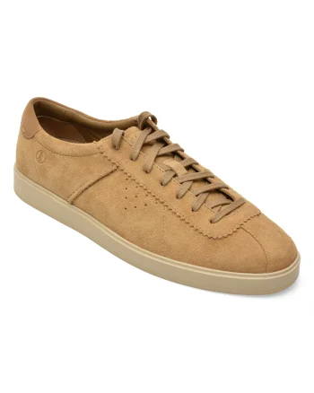 Pantofi sport CLARKS gri, LOCKLAC, din piele intoarsa