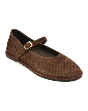 Balerini EPICA maro, 2856301, din piele intoarsa