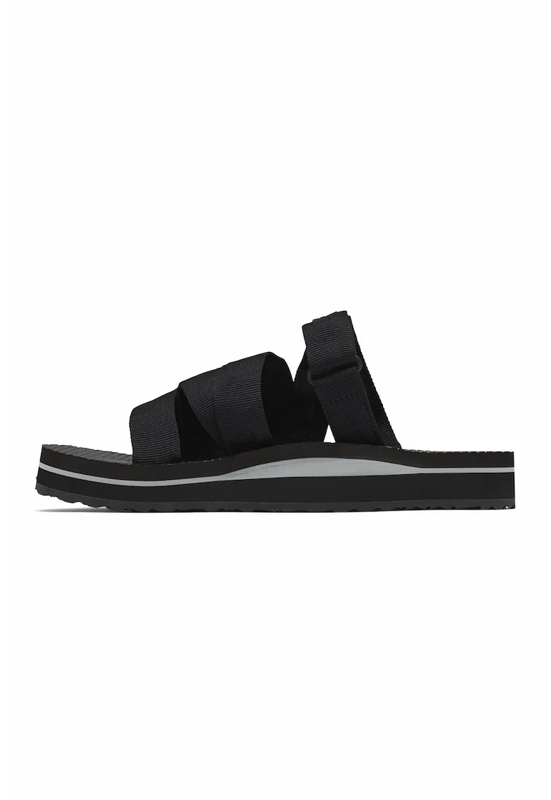 Papuci cu logo Alava, Negru