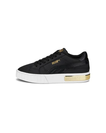 Pantofi sport din piele cu logo Cali Star Glam, Negru