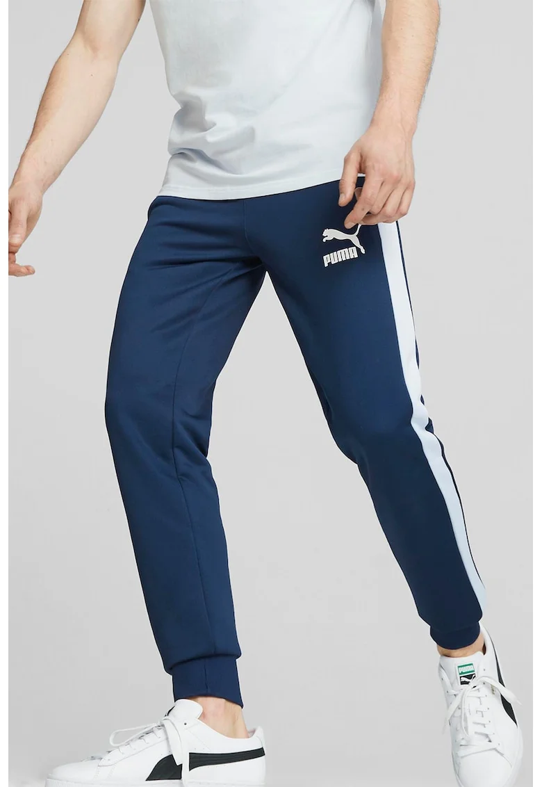 Pantaloni de trening T7 Iconic, Bleumarin