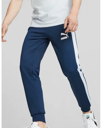 Pantaloni de trening T7 Iconic, Bleumarin