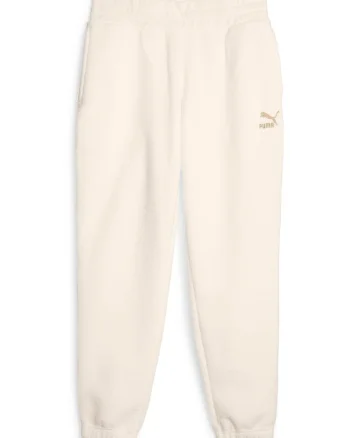 Pantaloni sport din fleece Classics, Crem