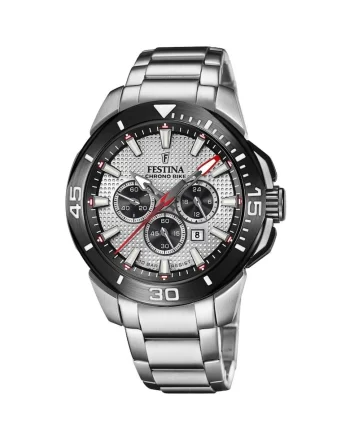 Ceas barbatesc  F20641/1 Quartz Argintiu