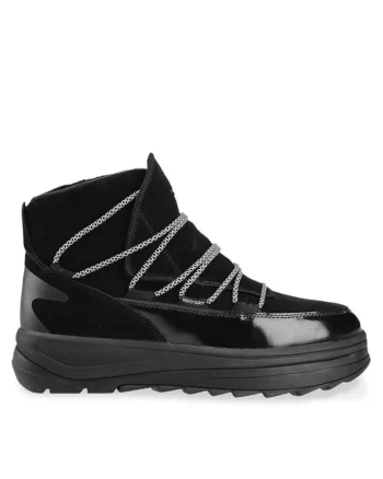 Ghete si cizme copii  302906789, Piele intoarsa, Negru