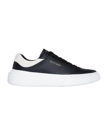 Pantofi sport de piele ecologica Cordova Classic, Alb/Negru
