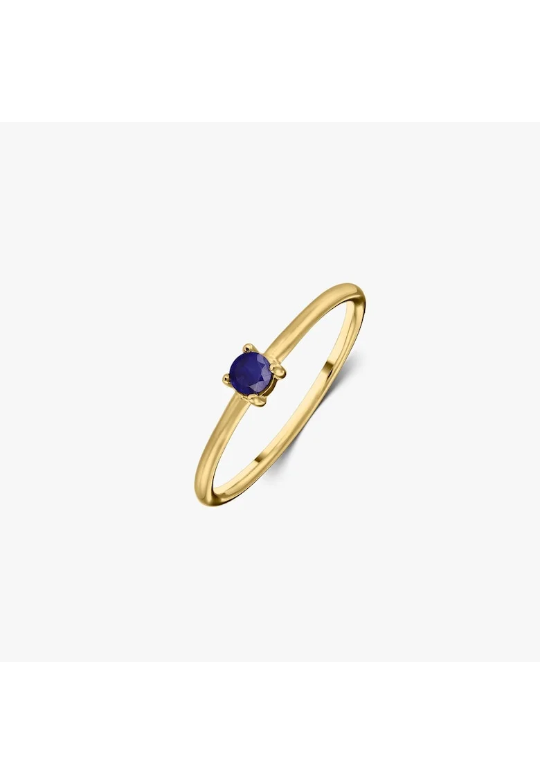 Inel din argint Birthstone Golden September - Safir