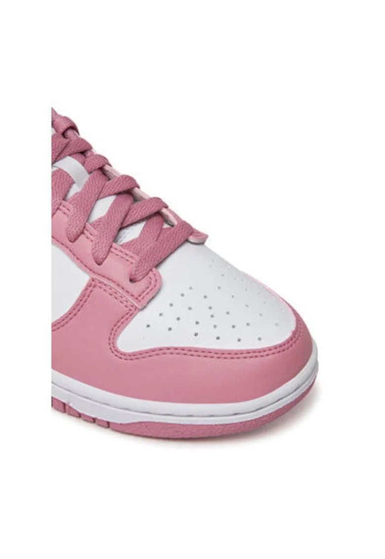 Pantofi sport dama, DD1873,  Piele naturala, 37.5 EU, Alb/Roz, Alb/Roz