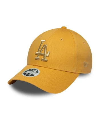 Sapca din bumbac LA Dodgers 9FORTY, Galben sofran