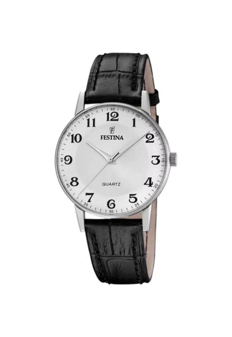 Ceas barbatesc,  F20690/1, Quartz, Negru