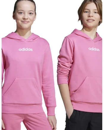 Hanorac din amestec de bumbac cu imprimeu logo, Fucsia