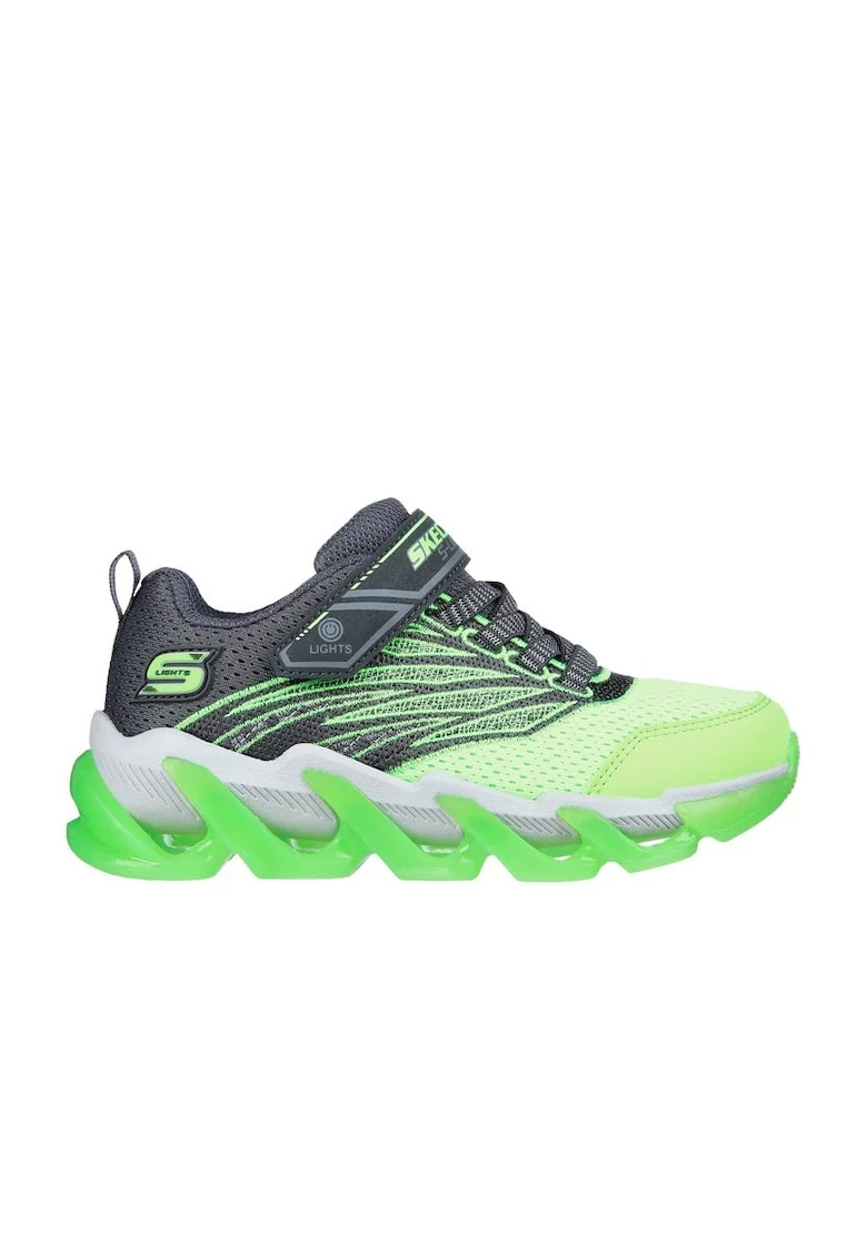 Pantofi baieti cu sistem de lumini Mega Surge,  Verde, Verde