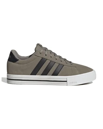 Pantofi sport low-cut Daily 4.0 de piele intoarsa, Negru/Kaki