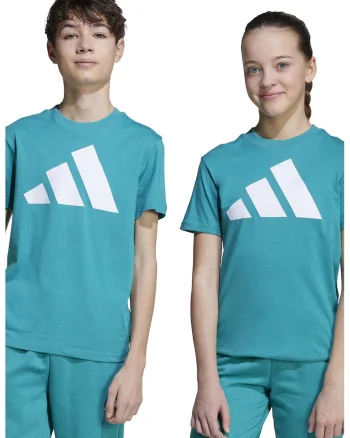 Tricou din bumbac cu imprimeu logo cauciucat, Verde persan