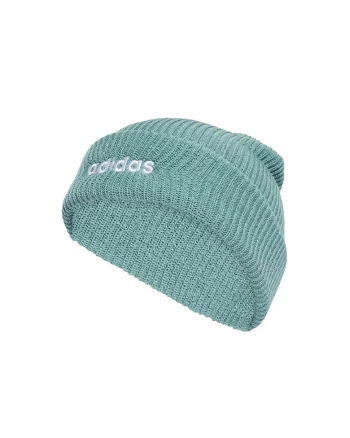Caciula unisex cu striatii Classic, Alb/Verde persan
