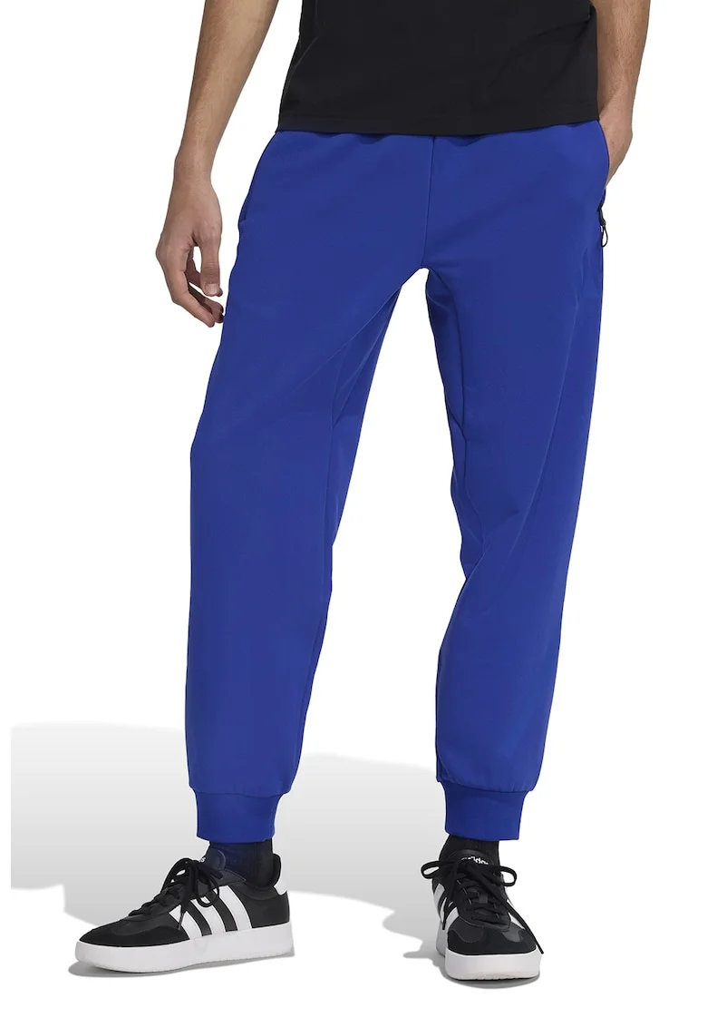 Pantaloni de trening relaxed fit cu snur Z.N.E., Albastru royal