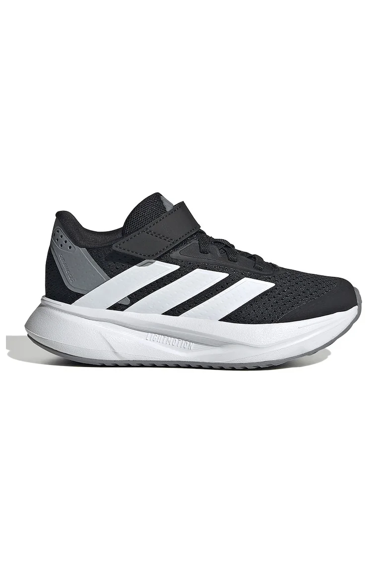 Pantofi sport Duramo SL2 cu velcro, Alb/Negru/Gri inchis