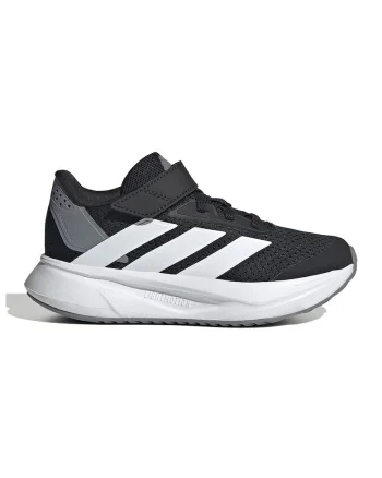 Pantofi sport Duramo SL2 cu velcro, Alb/Negru/Gri inchis