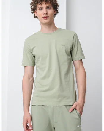 Tricou din bumbac Tales, Verde deschis/Verde feriga