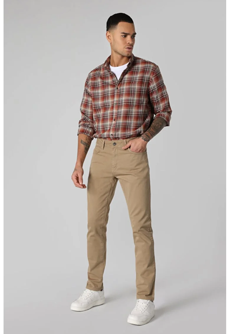 Pantaloni De Barbati Maro Straight Fit