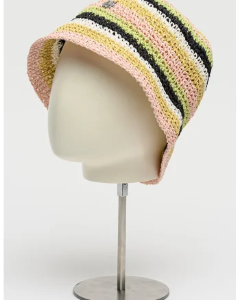 Palarie din paie de hartie, Multicolor