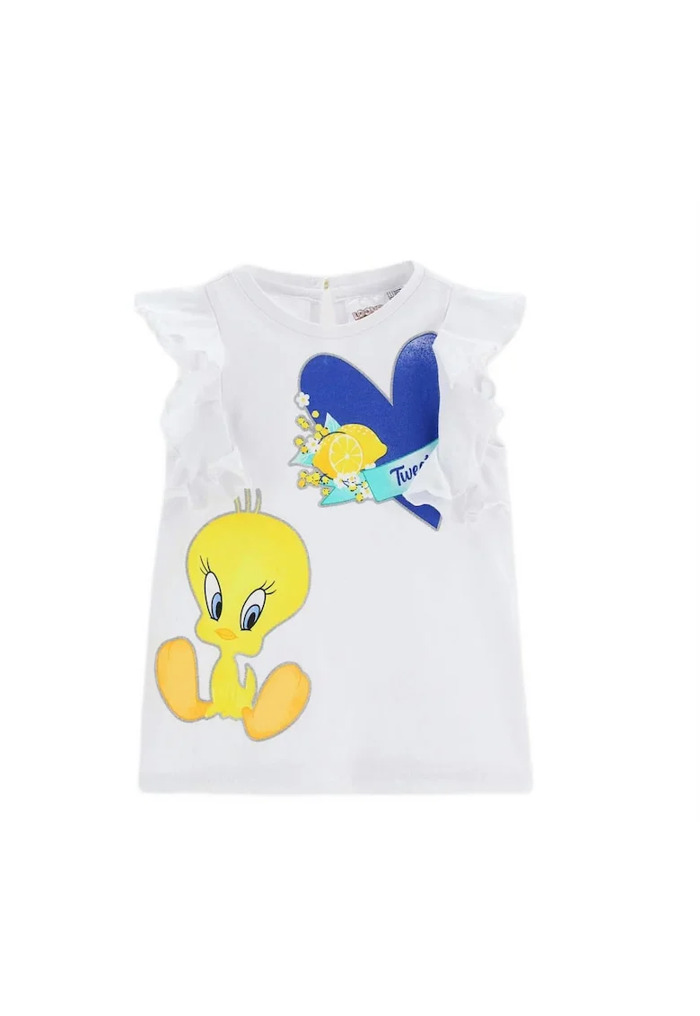 Tricou din bumbac cu imprimeu Tweety,