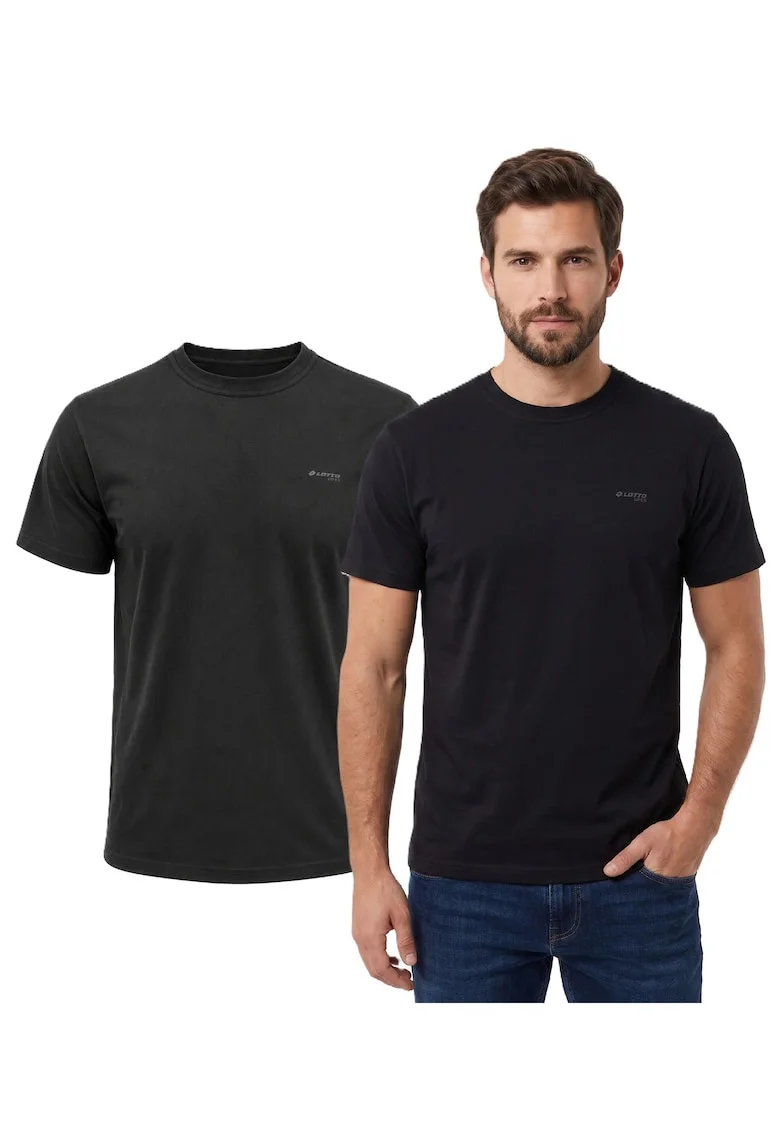 Tricou din bumbac cu logo discret