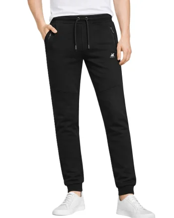 Pantaloni de trening regular fit cu buzunare cu fermoar