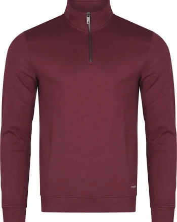 Bluza cu fermoar la guler